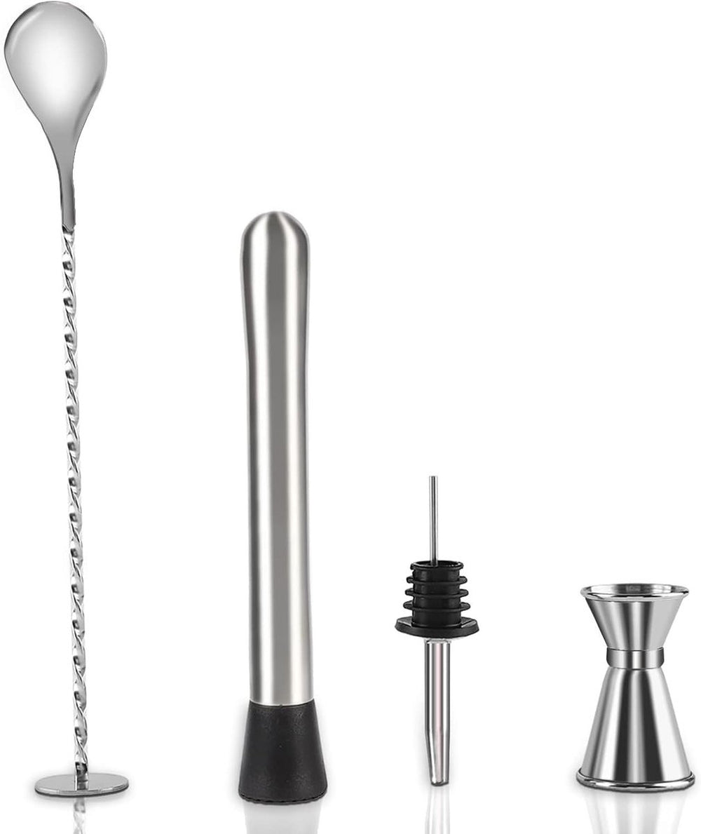 Cocktail Bar Tool Set 4-delig