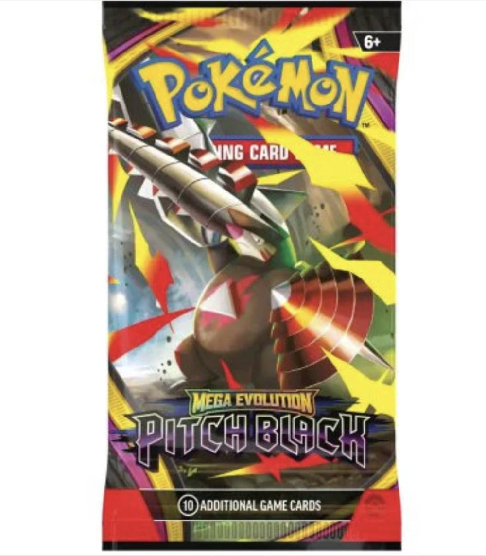 Pokémon TCG Mega Evolution Pitch Black – 4 Booster Packs