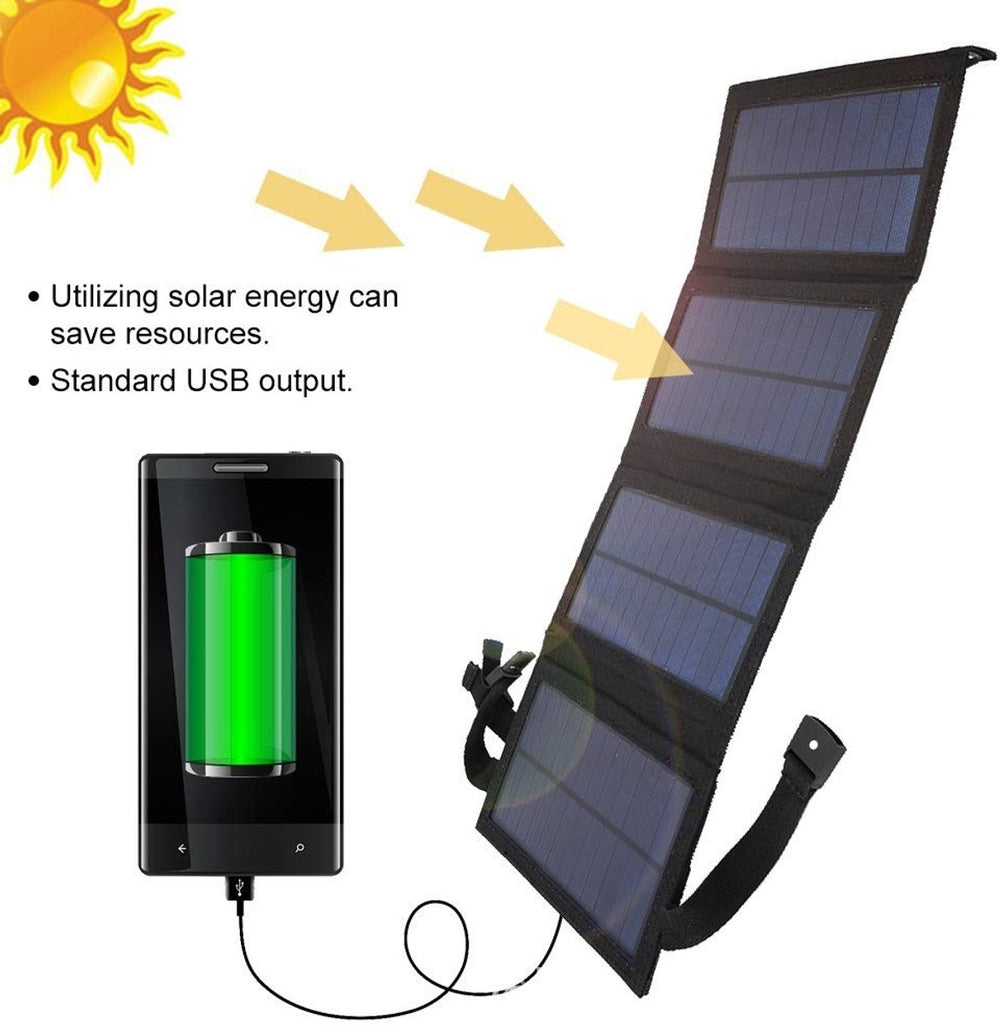 Opvouwbaar Zonnepaneel met USB – 10W
