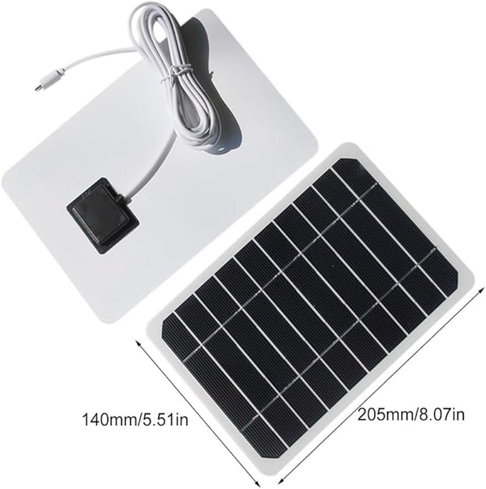 Opvouwbaar Zonnepaneel met USB – 5W Mini