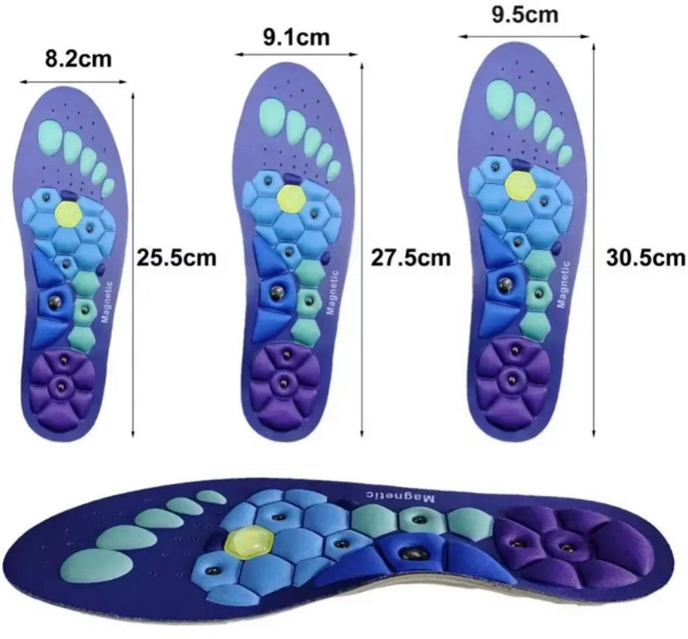 Magnetische Massage Inlegzolen – Maat 41-43 – Groen