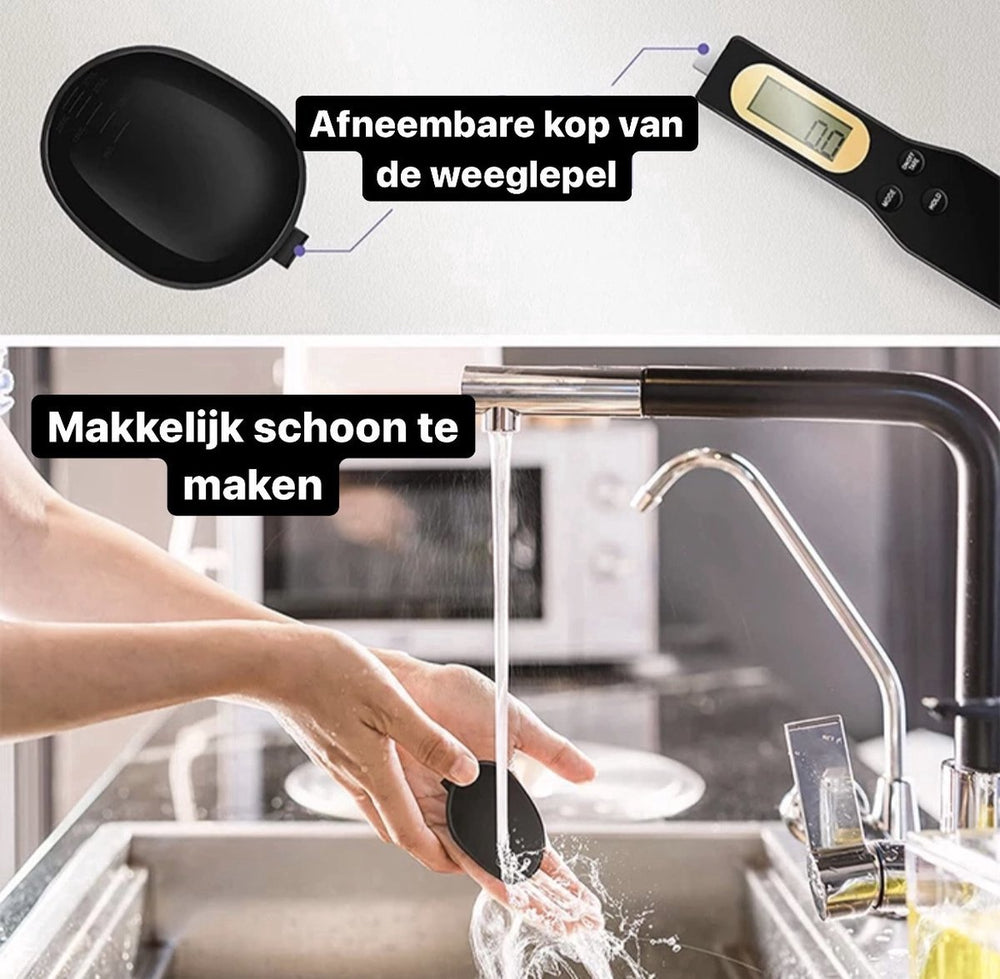 Digitale Weeglepel – Precisie tot 0,1 gram – Wit