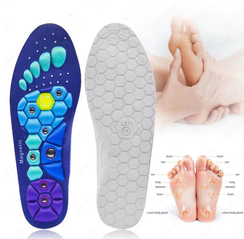 Magnetische Massage Inlegzolen – Maat 41-43 – Groen