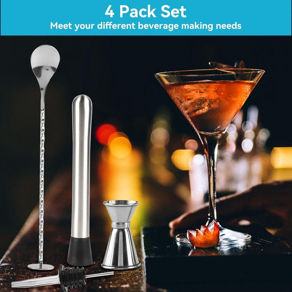 Cocktail Bar Tool Set 4-delig