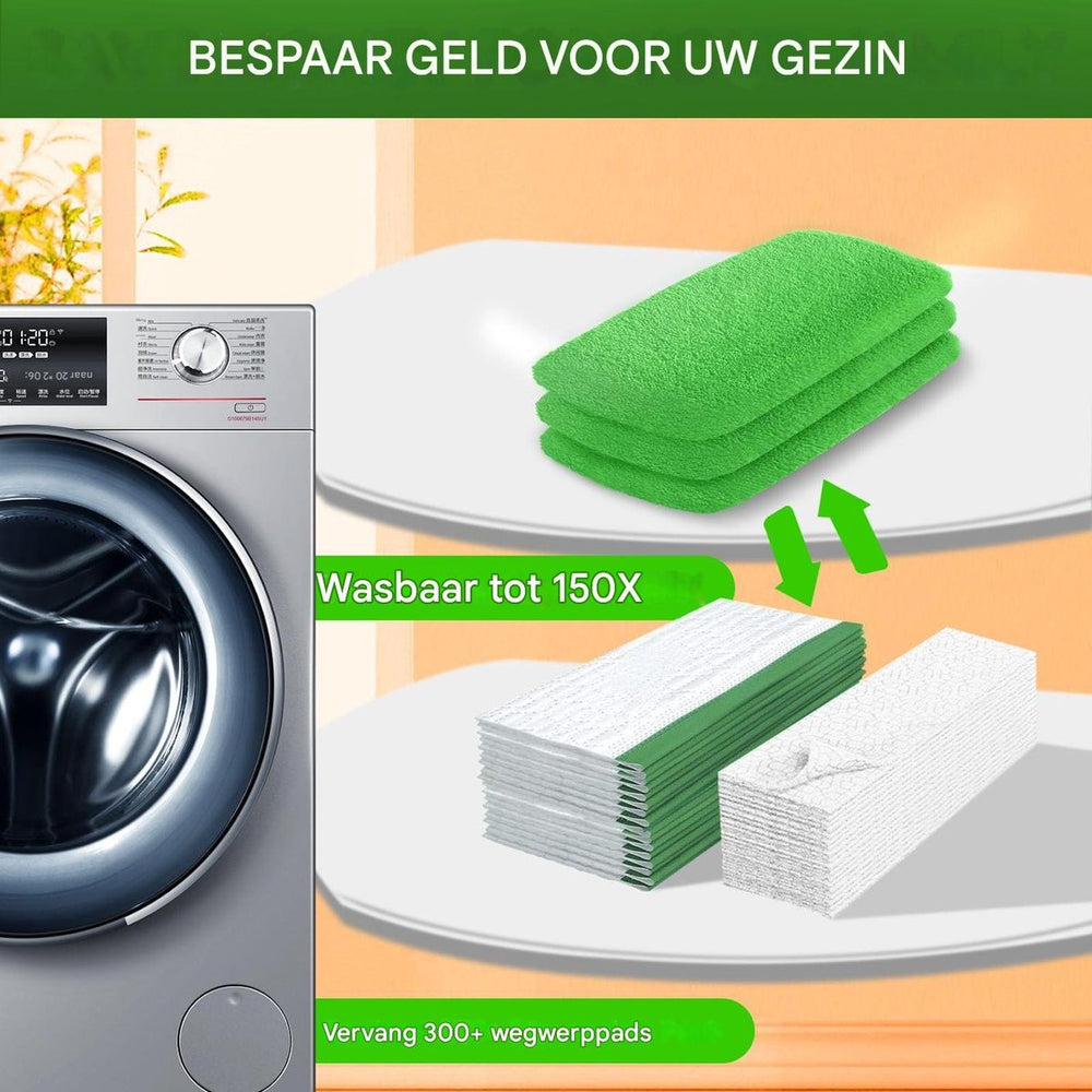 Herbruikbare Microvezel Wisserovertrekken – 8 Stuks