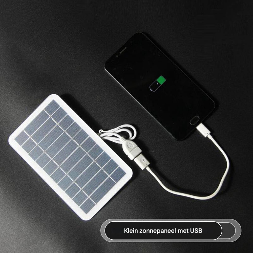 Opvouwbaar Zonnepaneel met USB – 5W Mini