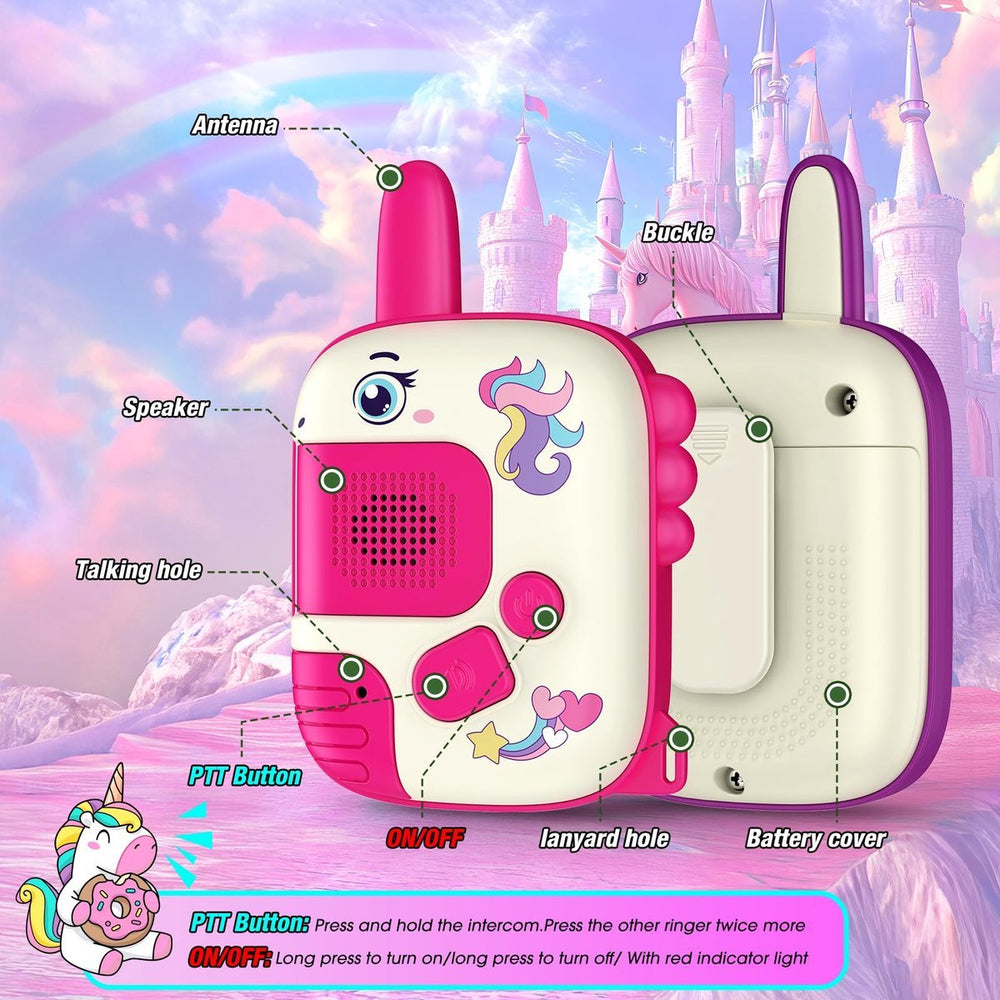 Walkie Talkies voor Kinderen – Set van 2 – Klassiek