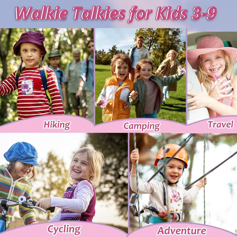 Walkie Talkies voor Kinderen – Set van 2 – Meisjes