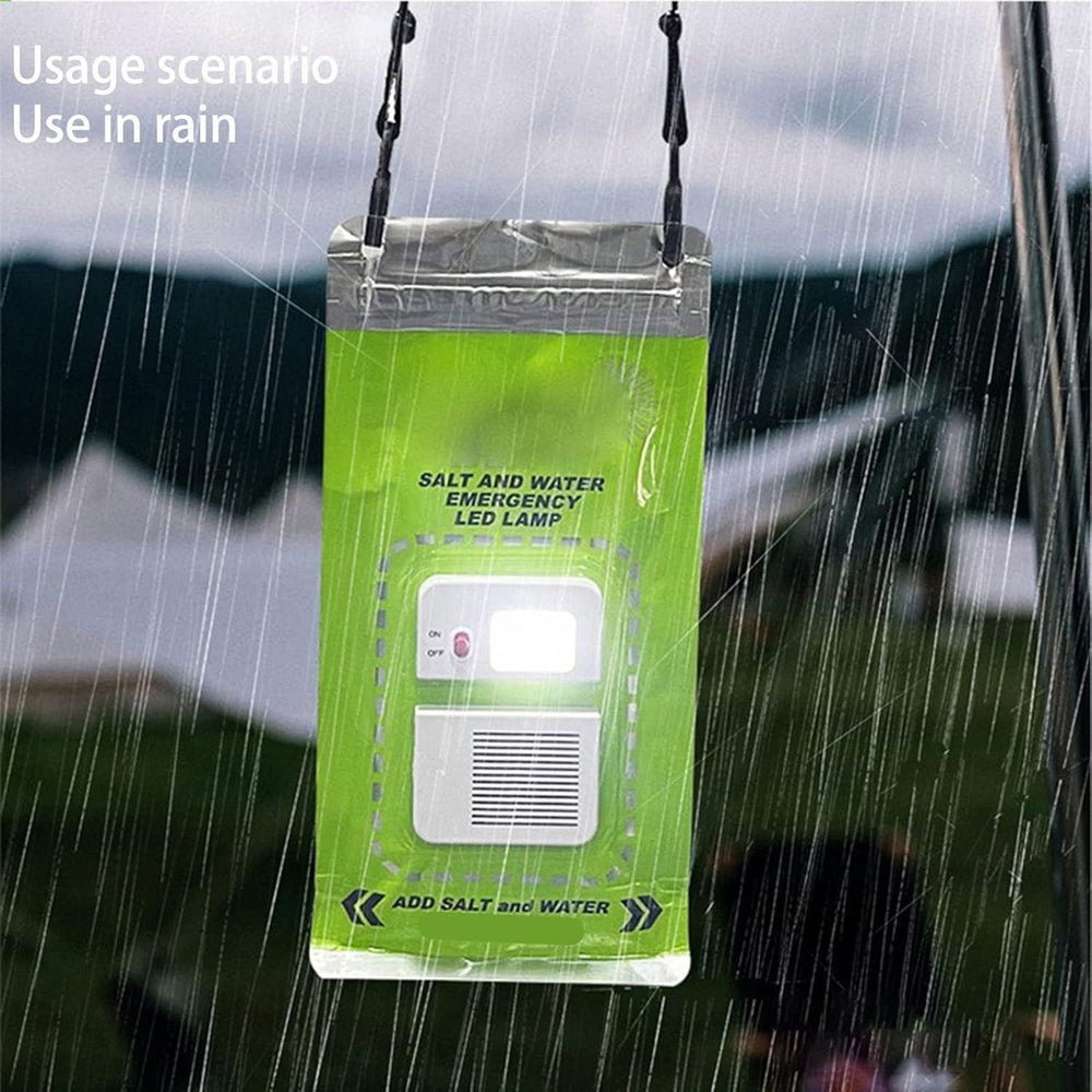 Zoutwaterlamp – Noodlamp zonder Batterijen – Lantaarn