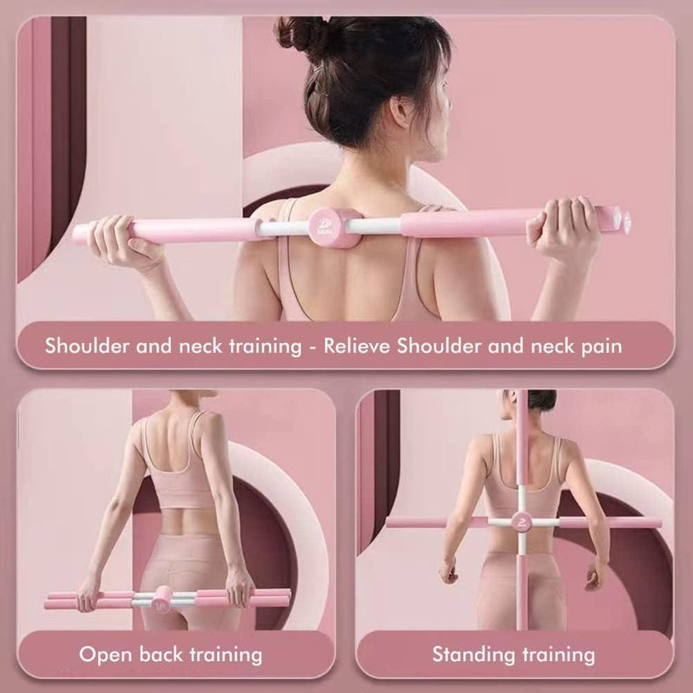 Inklapbare Yoga Stick Houdingcorrector 77 cm – Uitschuifbaar