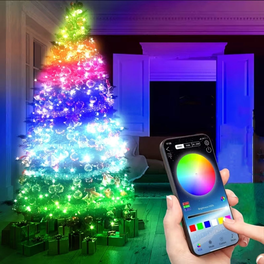 RGB LED Strip met Afstandsbediening – 10 meter met App