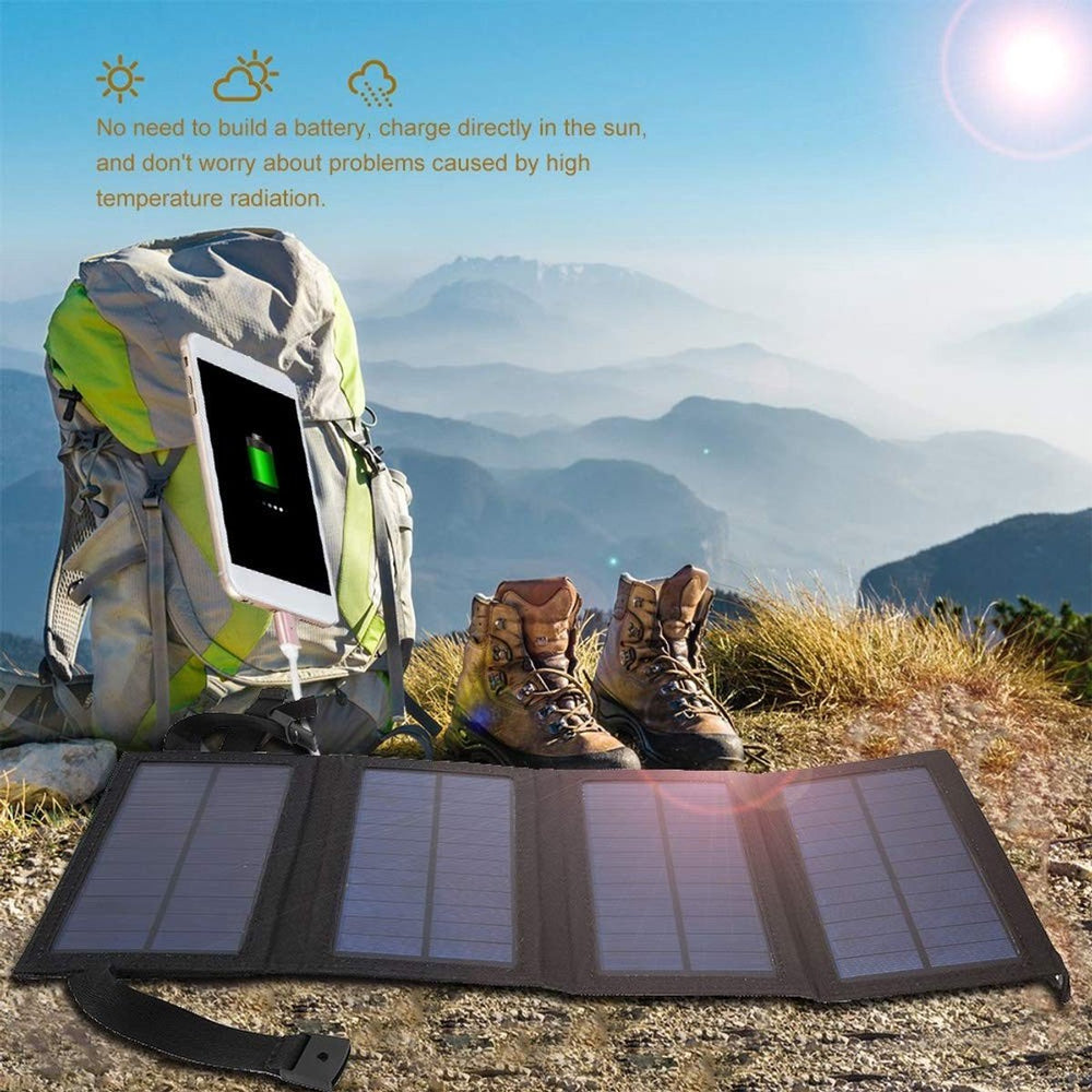 Opvouwbaar Zonnepaneel met USB – 10W
