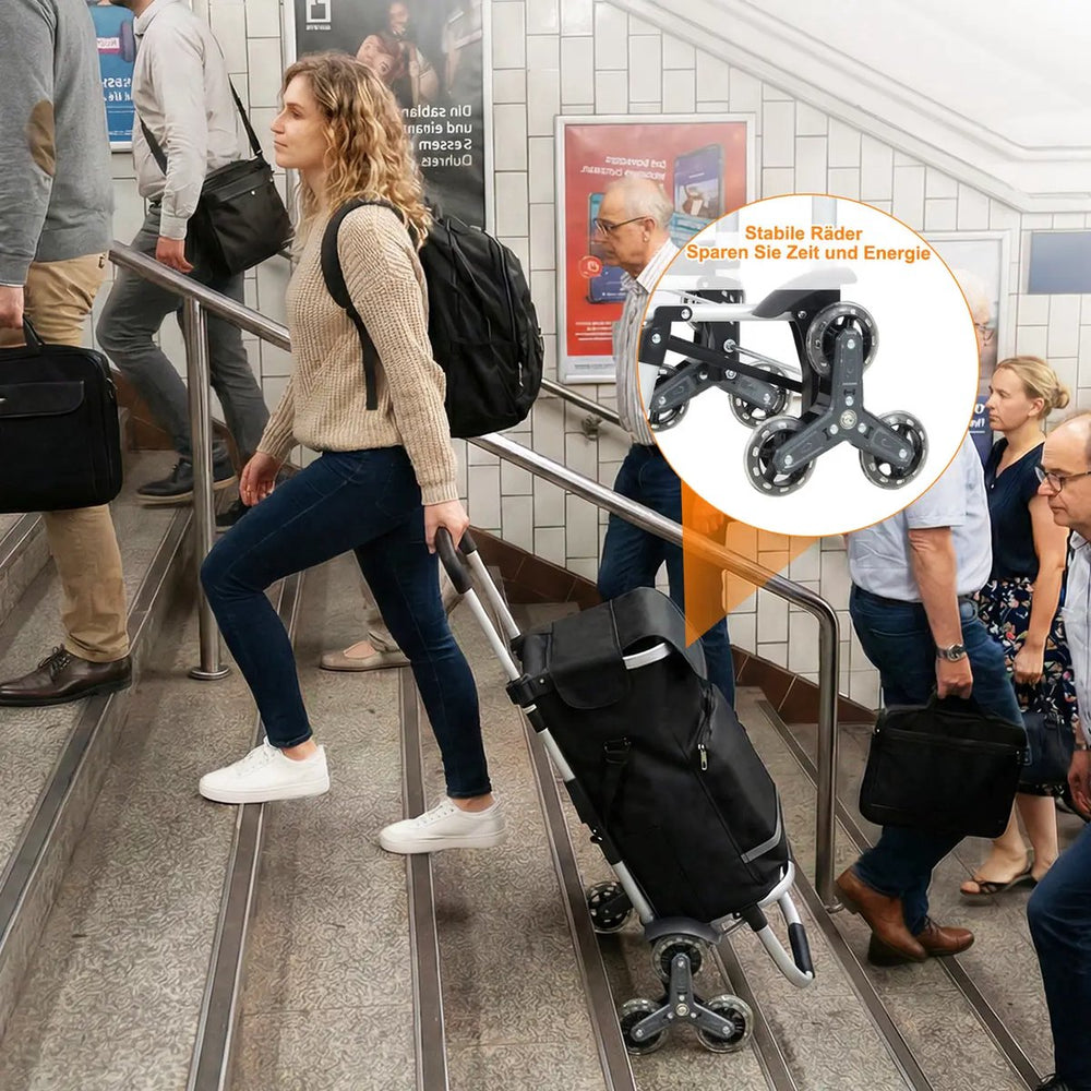 Opvouwbare Boodschappentrolley 60 L met Koelvak