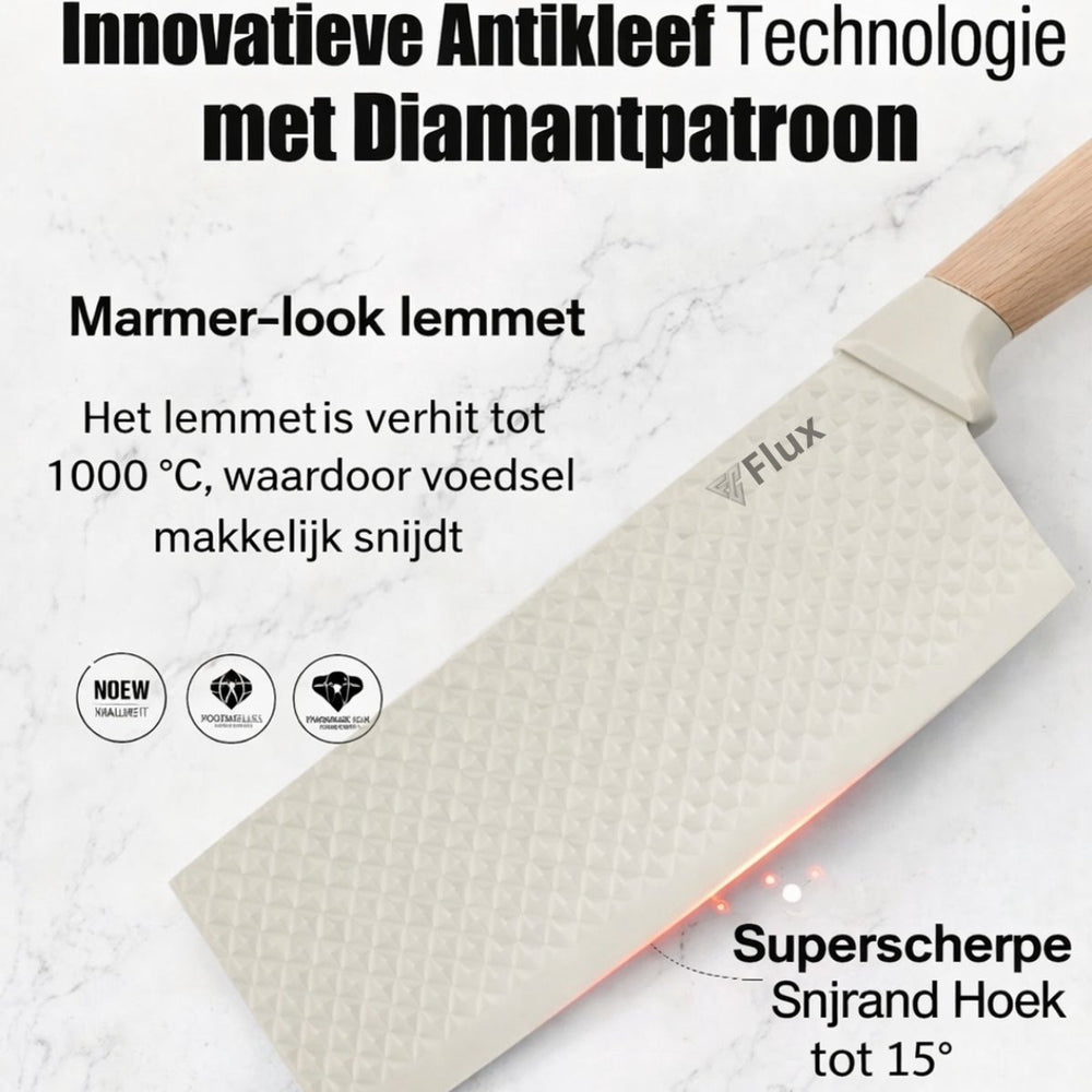Messenset 6-delig met Messenblok – Beige