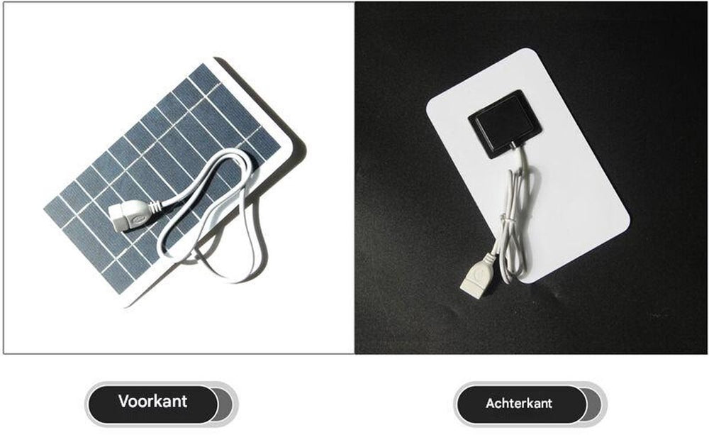Opvouwbaar Zonnepaneel met USB – 5W Mini