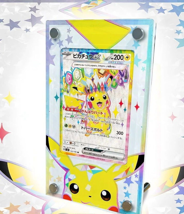 Pikachu ex 122/106 – Kaarthouder met achtergrond
