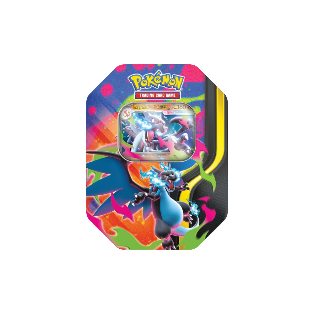 Pokémon TCG Mega Charizard X ex Tin