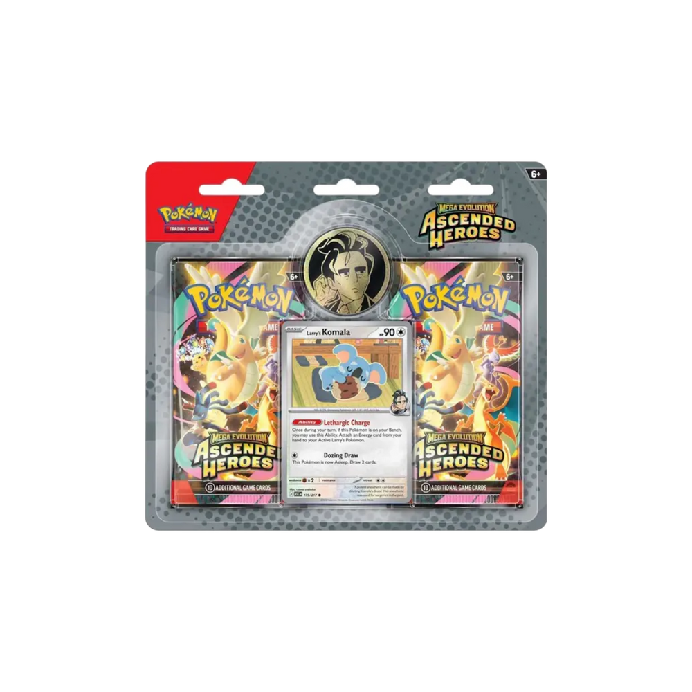 Pokémon TCG Mega Evolution Ascended Heroes Enhanced 2-Pack Blister – Larry's Komala