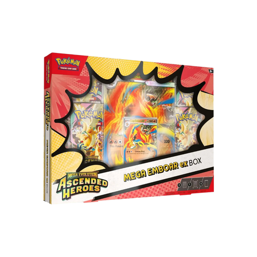 Pokémon TCG Mega Evolution Ascended Heroes ex Box – Mega Emboar