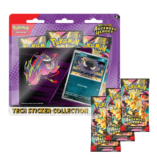 Pokémon TCG Mega Evolution Ascended Heroes Tech Sticker Collection – Gastly