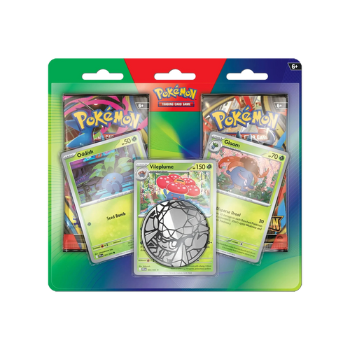 Pokémon TCG Mega Evolution Enhanced 2-Pack Blister – Oddish, Gloom en Vileplume
