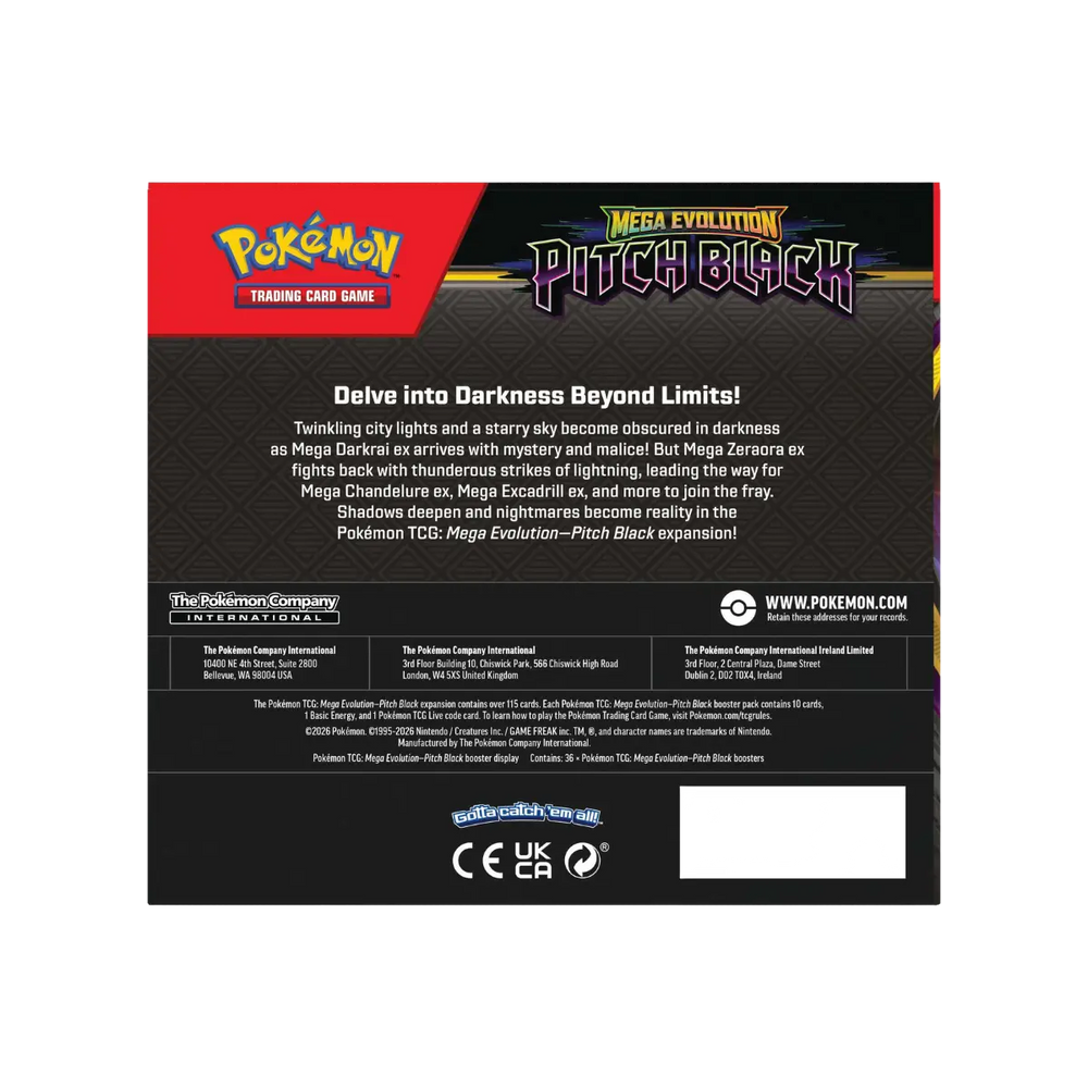 Pokémon TCG Mega Evolution Pitch Black Booster Box, foto 2