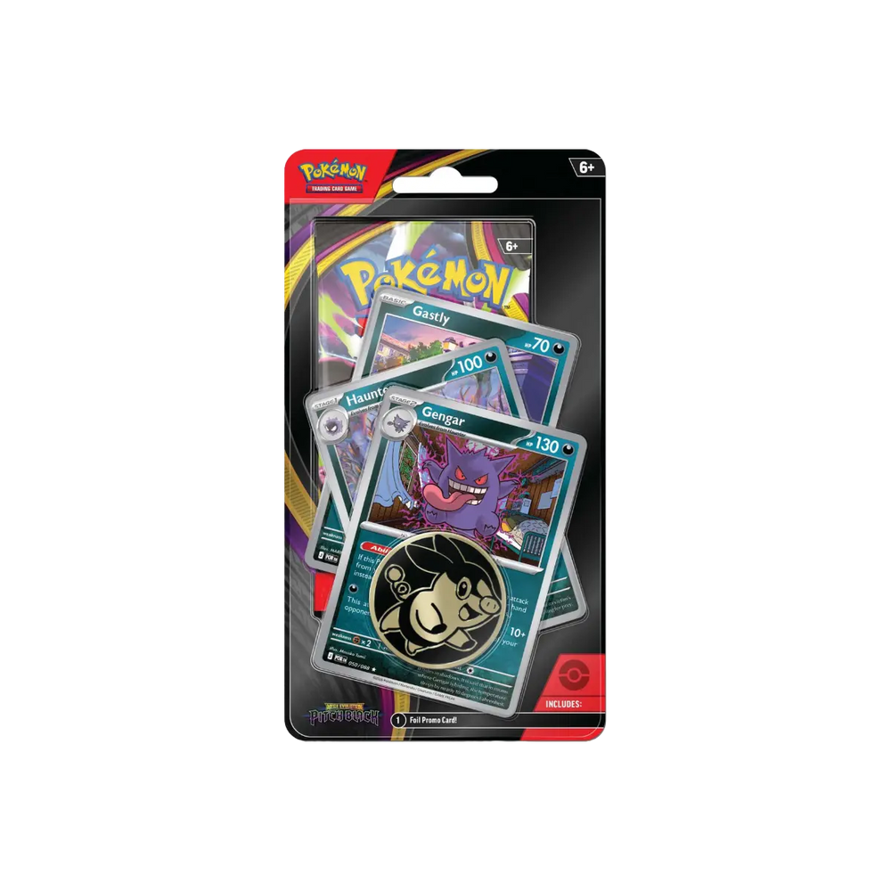 Pokémon TCG Mega Evolution Pitch Black Premium Checklane Blister – Gengar