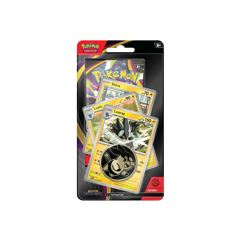Pokémon TCG Mega Evolution Pitch Black Premium Checklane Blister – Luxray