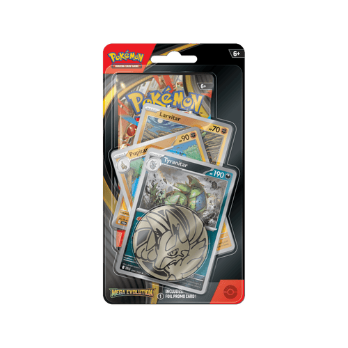 Pokémon TCG Mega Evolution Premium Checklane Blister – Tyranitar