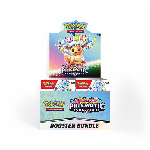 Pokémon TCG Scarlet & Violet Prismatic Evolutions Booster Bundle Display (10 bundles)