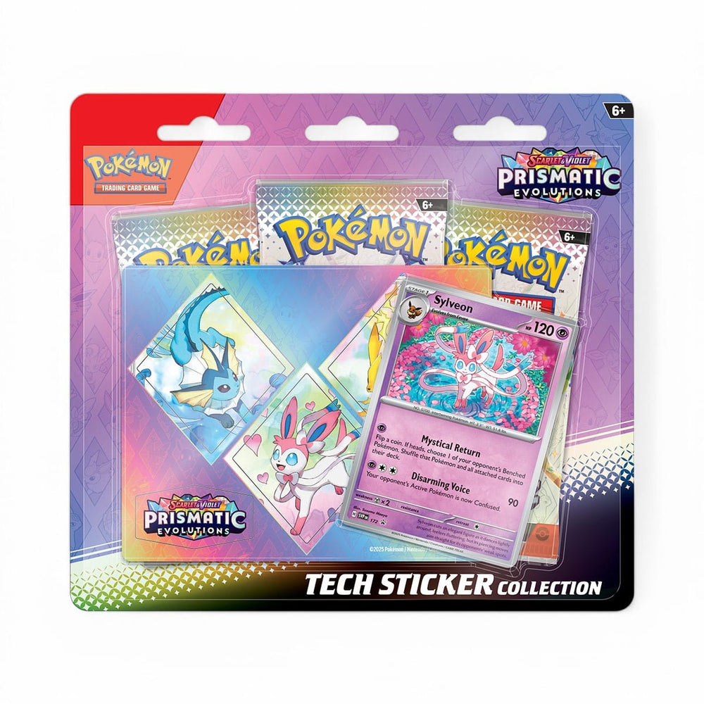Pokémon TCG Scarlet & Violet Prismatic Evolutions Tech Sticker Collection