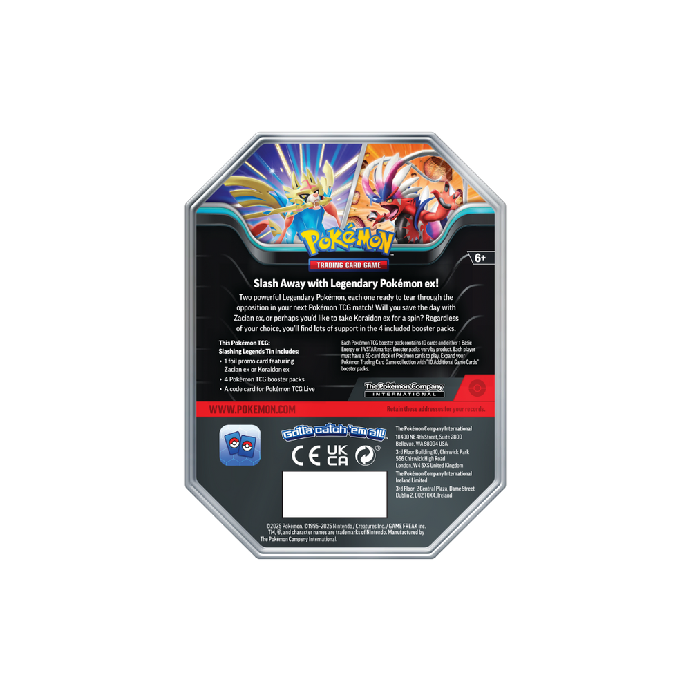 Pokémon TCG Slashing Legends ex Tin – Zacian, foto 2