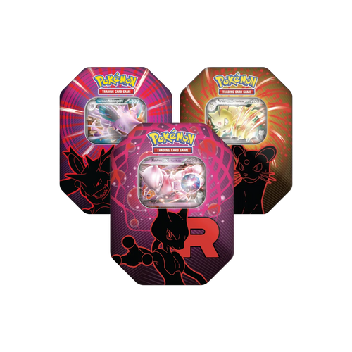 Pokémon TCG Team Rocket ex Tin (Mewtwo, Nidoking of Persian)