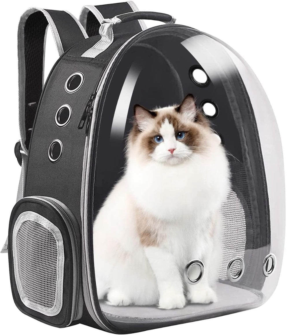 Kattenrugzak met Transparante Koepel