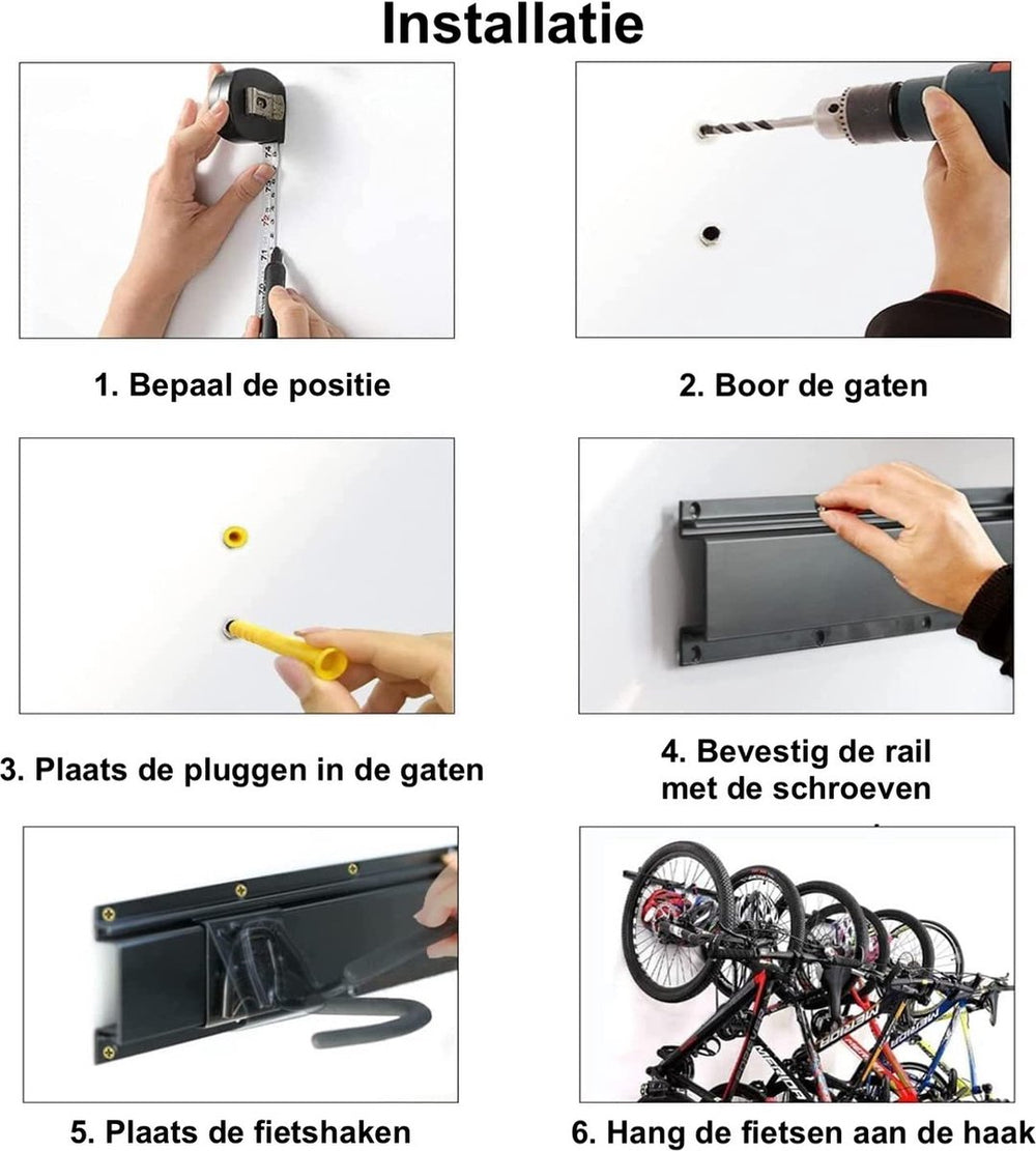Fiets Ophangsysteem en Gereedschapshouder