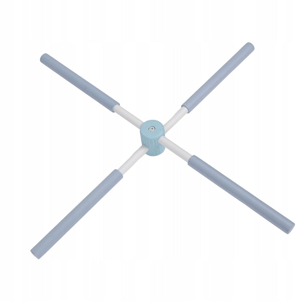 Inklapbare Yoga Stick Houdingcorrector 77 cm – Blauw