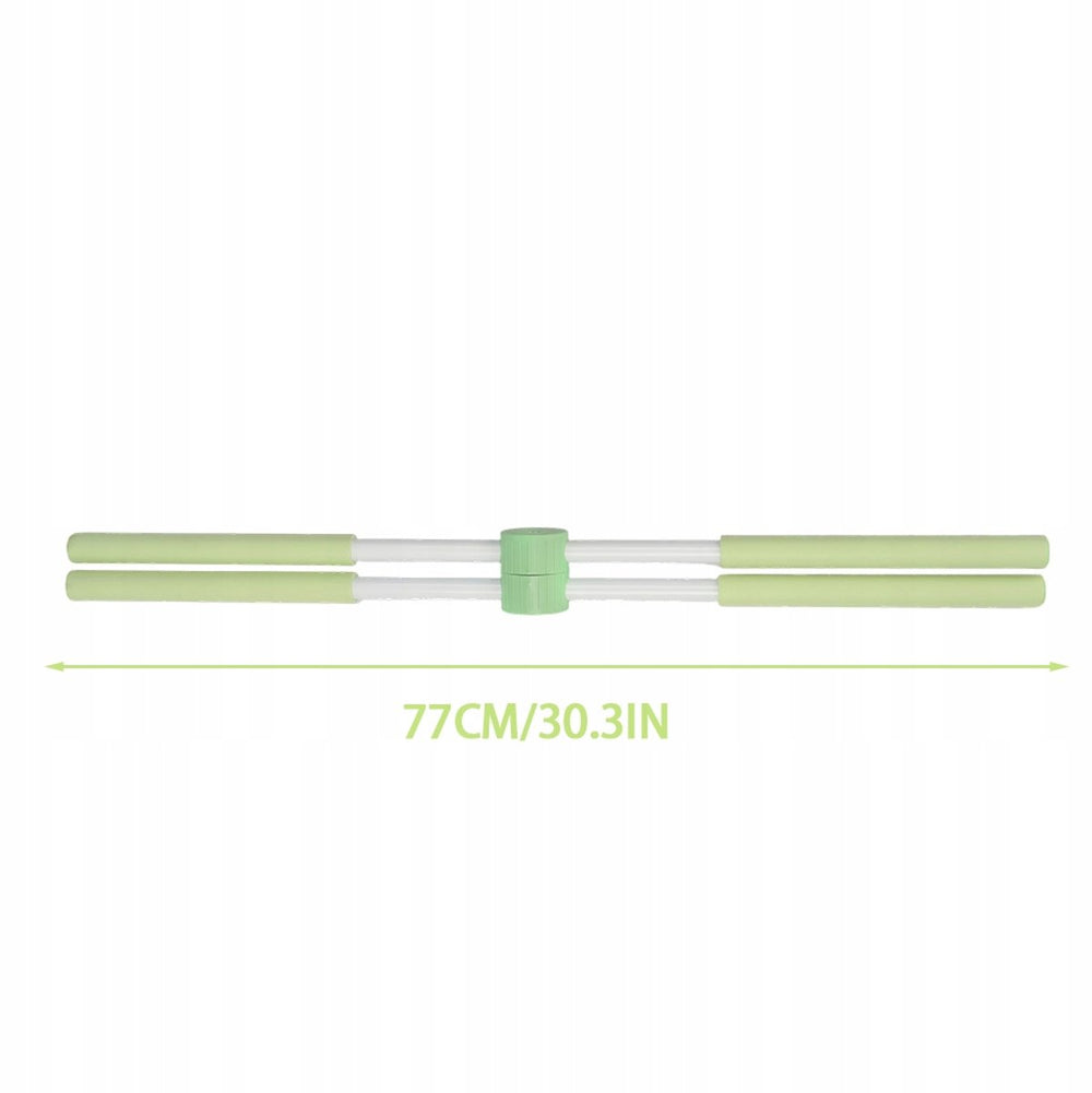 Inklapbare Yoga Stick Houdingcorrector 77 cm – Mintgroen