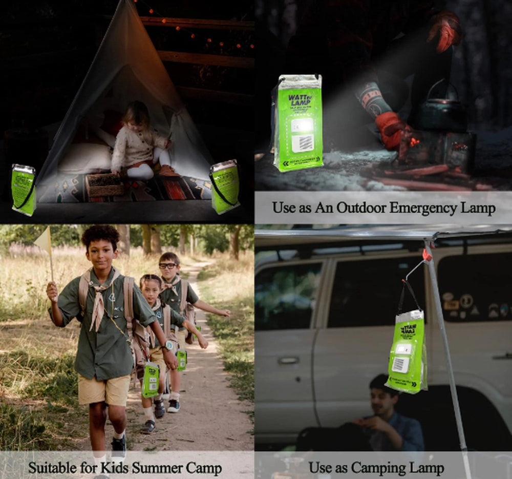 Zoutwaterlamp – Noodlamp zonder Batterijen – Compact