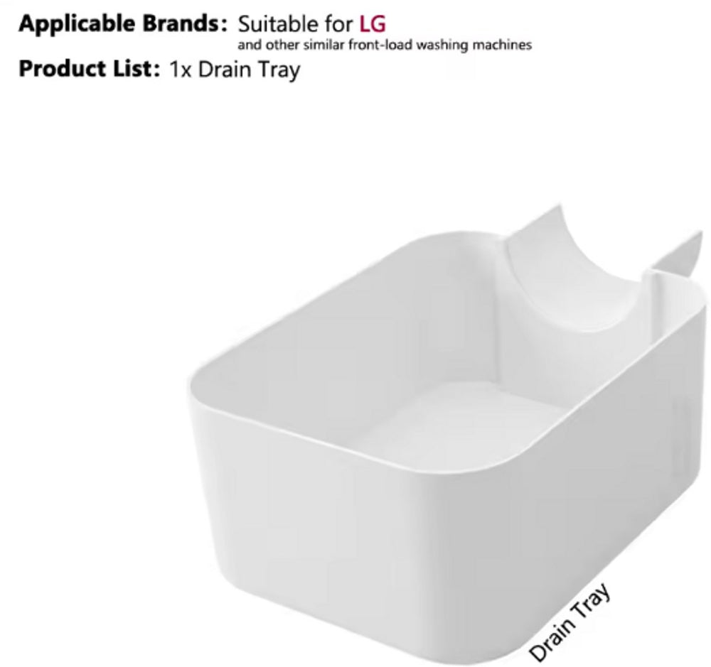 Lekbak voor LG Wasmachinefilter