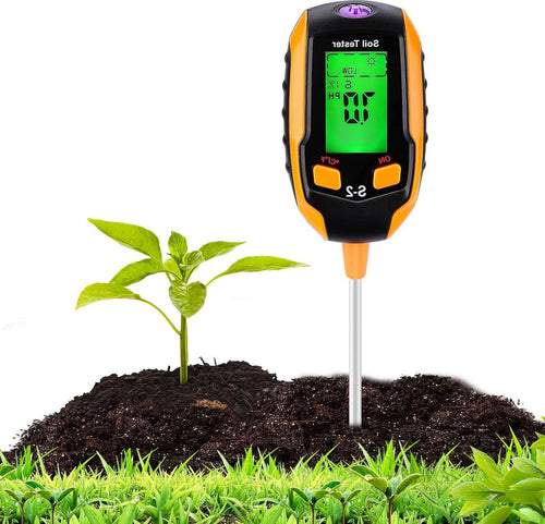 Digitale Bodemtester voor Tuin en Planten – 5-in-1 met Luchtvochtigheid