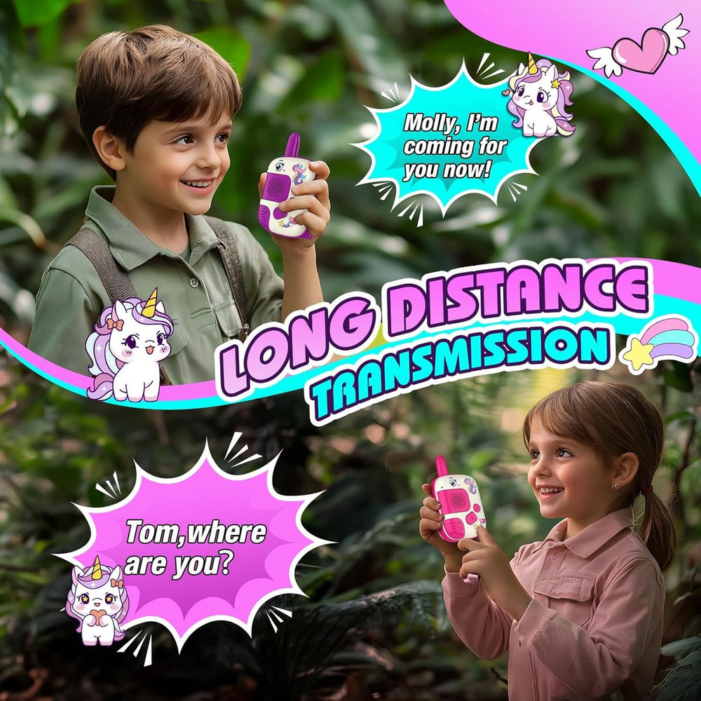 Walkie Talkies voor Kinderen – Set van 2 – Unicorn