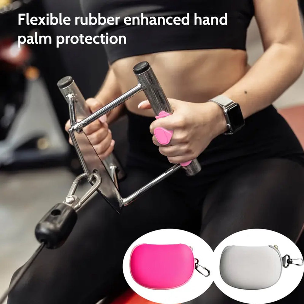 Vingerloze Gewichthef Grips met Opbergcase – Roze