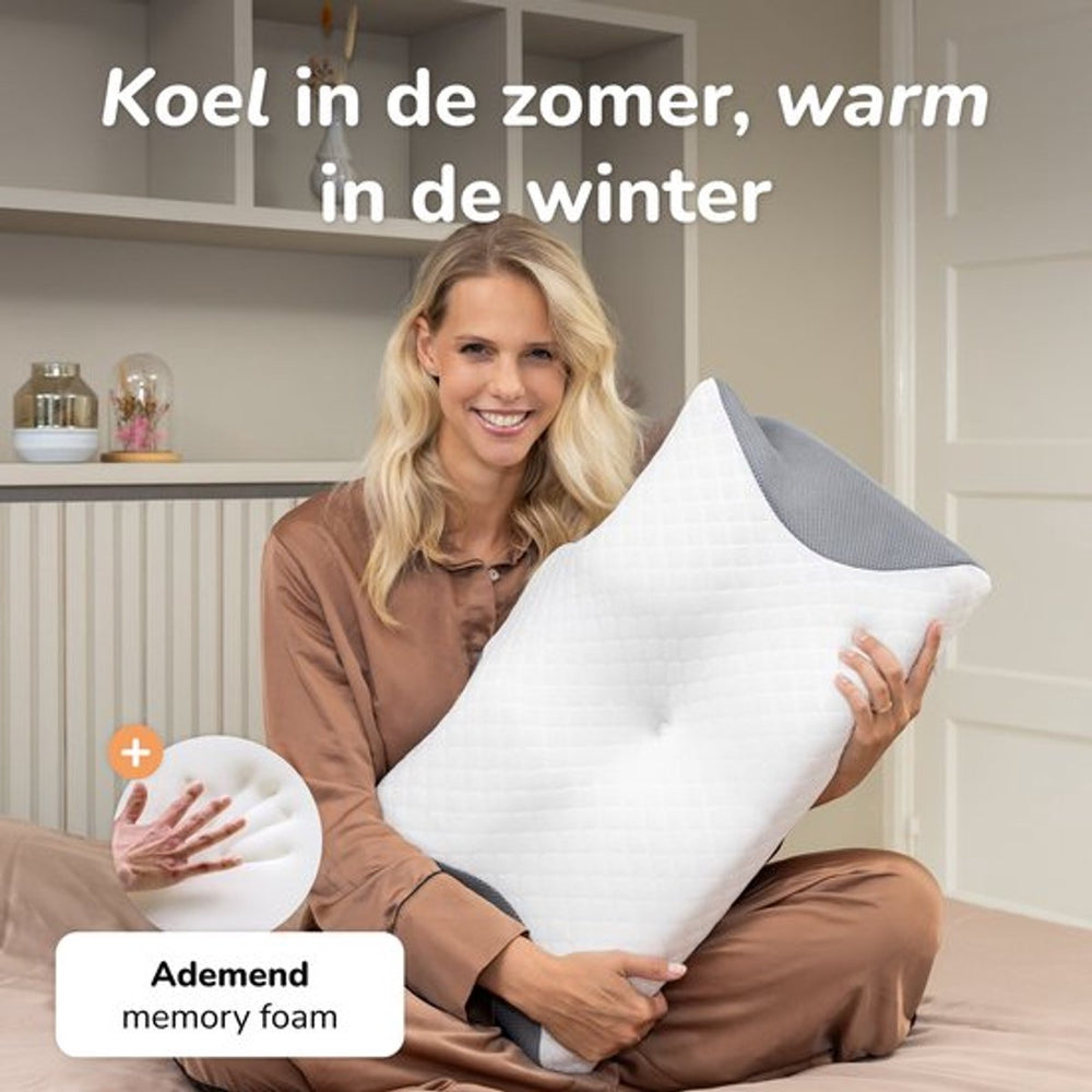 Anti-Snurk Vlinderkussen van Memory Foam – 2026 Model met Extra Sloop