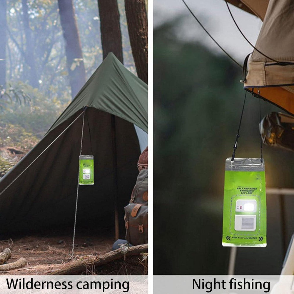 Zoutwaterlamp – Noodlamp zonder Batterijen – Lantaarn