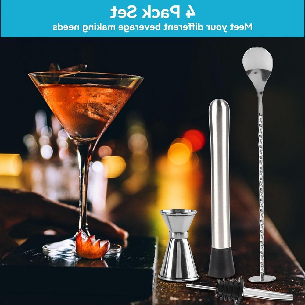 Cocktail Bar Tool Set 4-delig