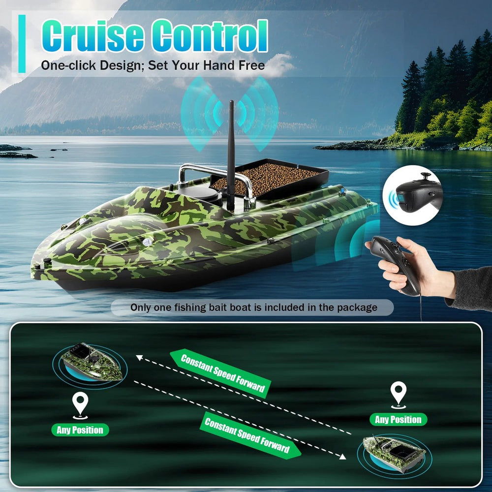 Voerboot met Afstandsbediening – 5200 mAh