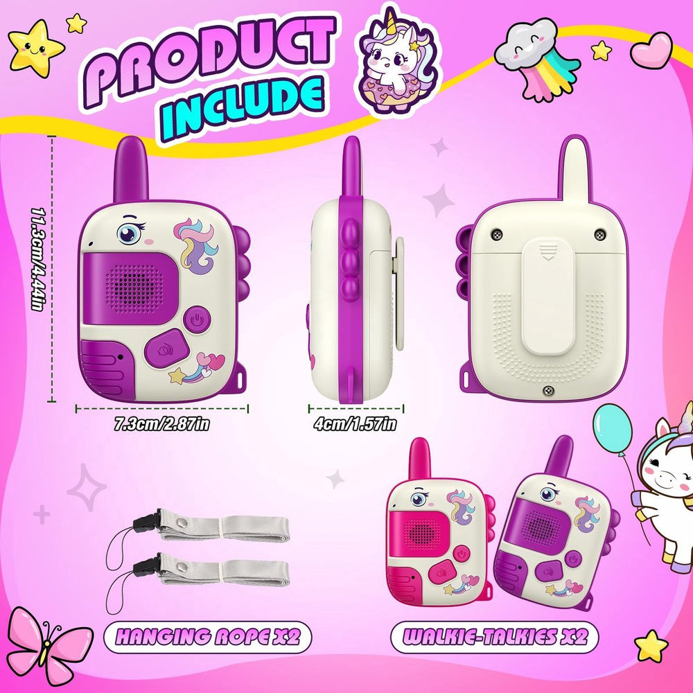 Walkie Talkies voor Kinderen – Set van 2 – Klassiek