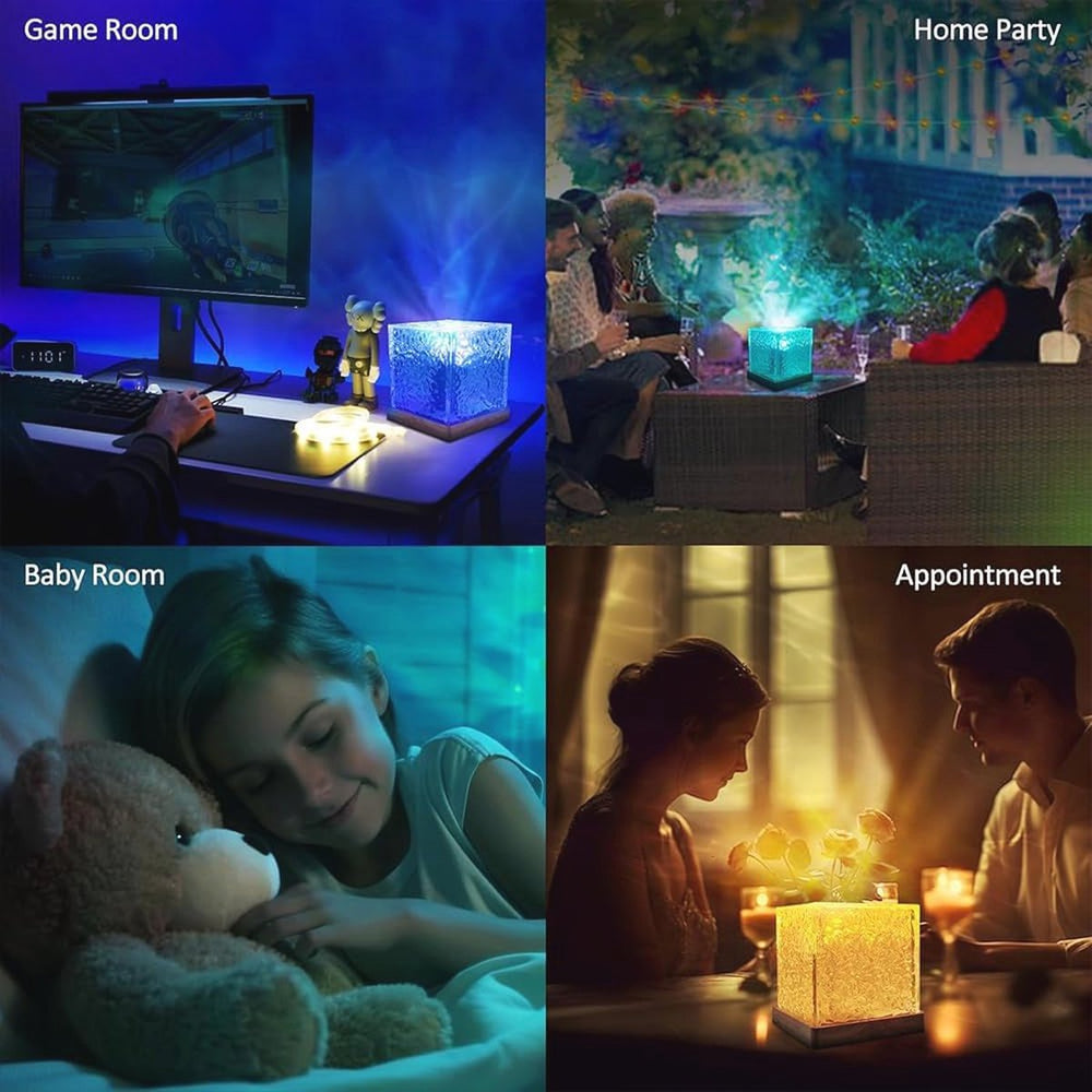 Oceaan Nachtlamp Projector – Oplaadbaar