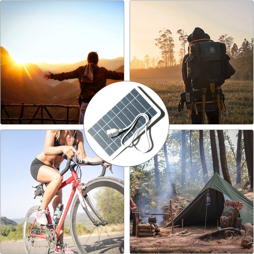 Opvouwbaar Zonnepaneel met USB – 5W Mini