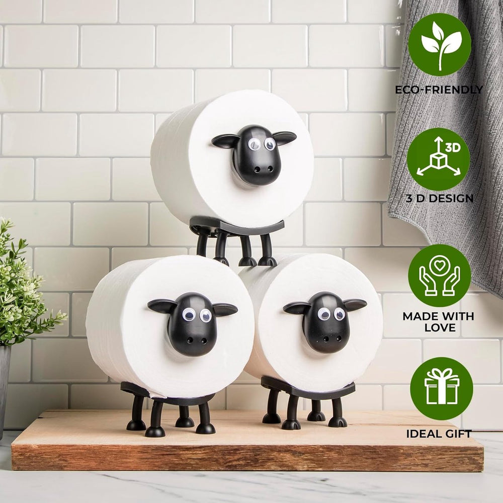Toiletrolhouder Schaapjes – 3 Stuks